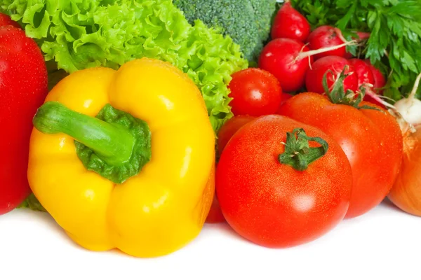 新鲜蔬菜的混合 — 图库照片