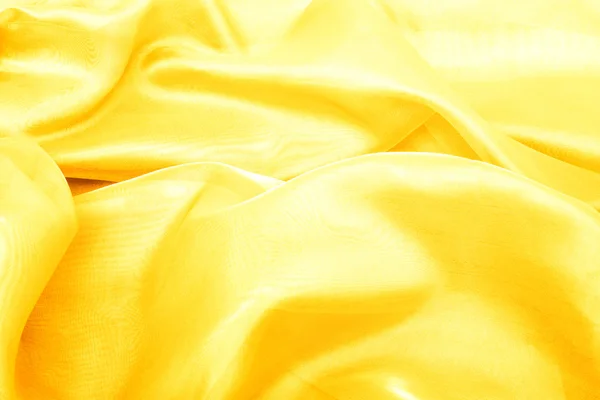 Žluté zlato šifónové organza — Stock fotografie