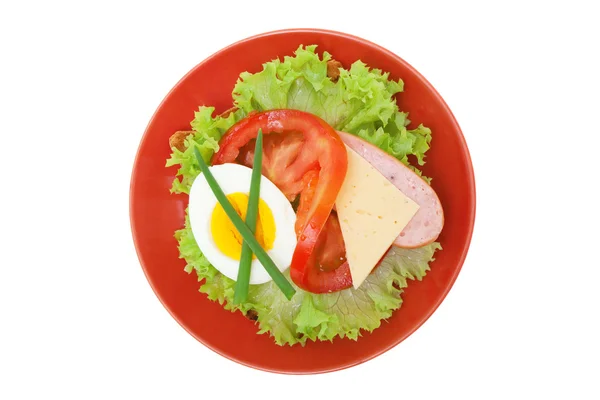 Smörgås med sallad — Stockfoto