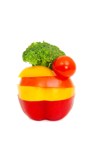 Смесь свежих овощей — стоковое фото