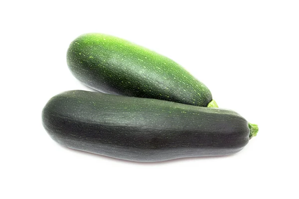 Färsk zucchini isolerad på vitt — Stockfoto