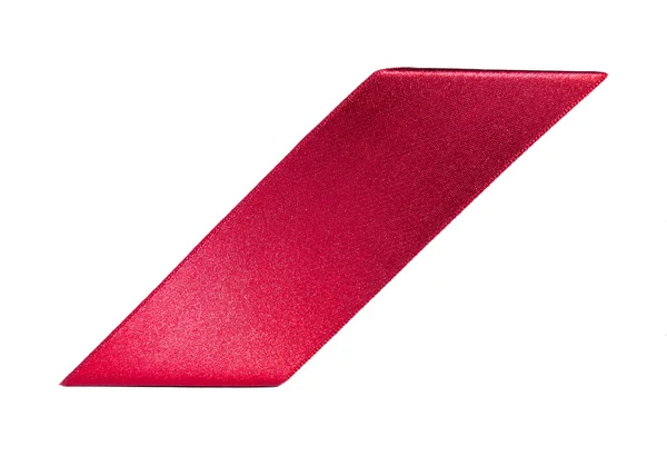 Fita vermelha em um ângulo — Fotografia de Stock