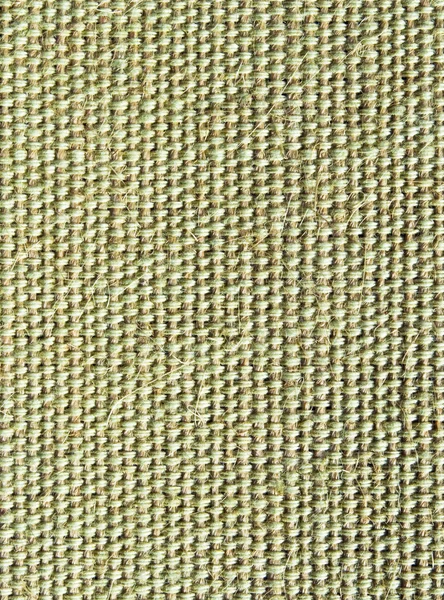 Полотно, мішковина зелена з елементами соломи — стокове фото