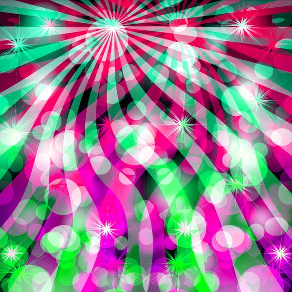 Schönes Bokeh. verschwommenes Licht. farbiges Defokus-Licht und radial — Stockfoto
