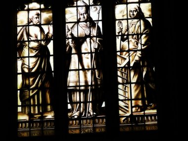 Bishops on the windows clipart