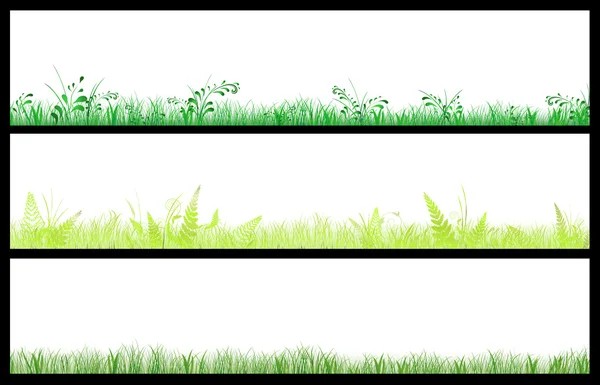 Grüne Banner — Stockvektor