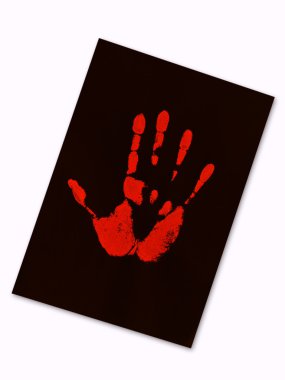 Hand print clipart