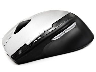 Wireless optical mouse clipart