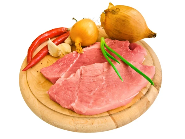 Kött och vegetavles — Stockfoto