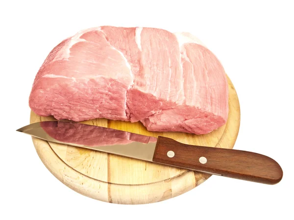 Vlees op hardboard — Stockfoto