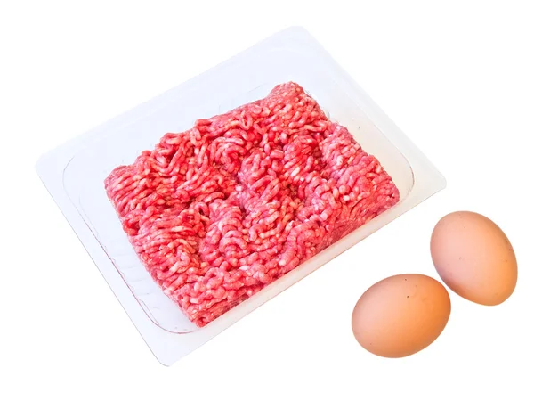 Мясо и яйца — стоковое фото