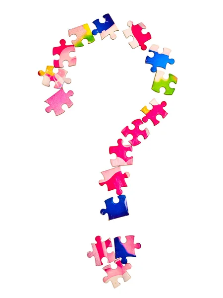 stock image Question puzzle