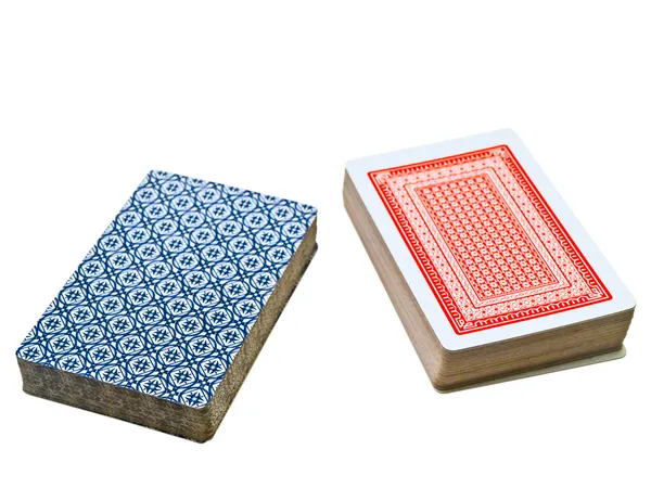 Dois baralhos de cartas — Fotografia de Stock