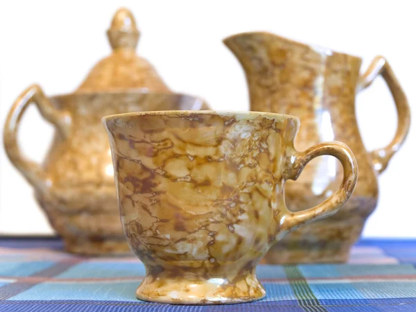 Porcelain coffee set — Stock Photo, Image