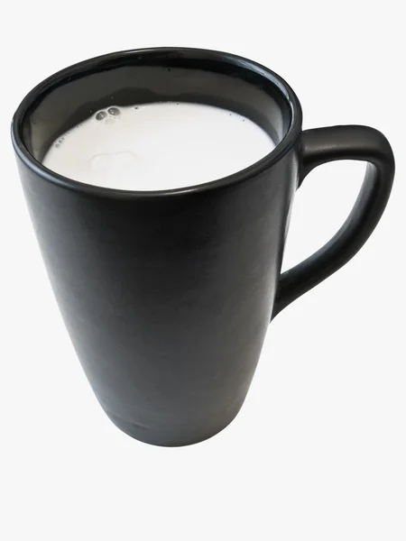 Geïsoleerde beker met melk — Stockfoto
