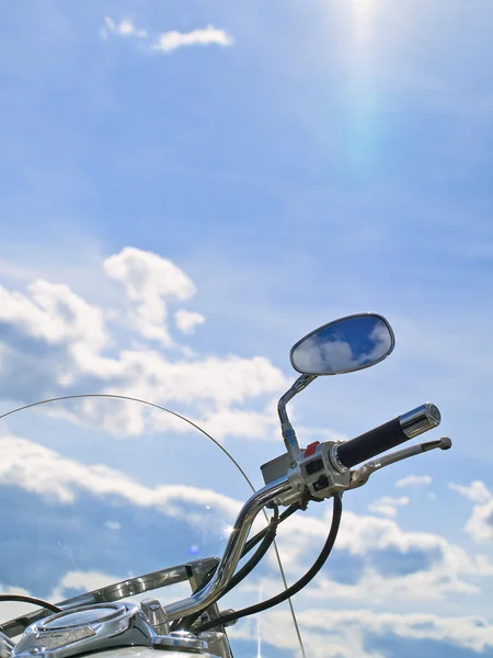Himmel og cykel - Stock-foto