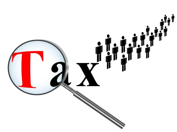 Zeit für Steuern — Stockvektor