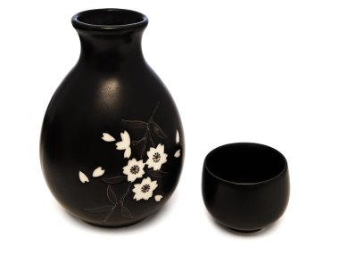 Sake set clipart