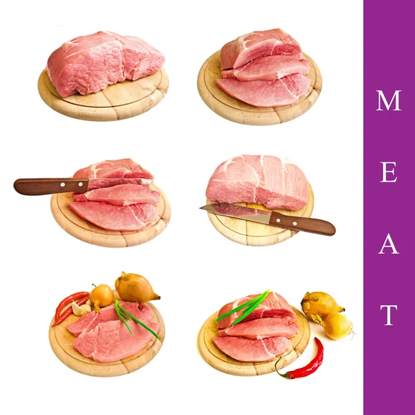 Meat set — Stock Photo, Image