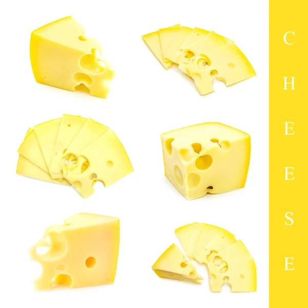 Zestaw serów — Zdjęcie stockowe