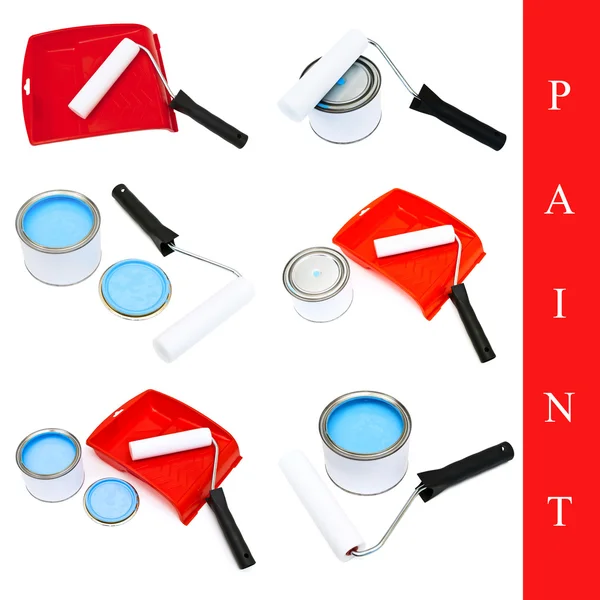 Set van paint-hulpmiddelen — Stockfoto
