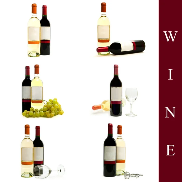Conjunto de vinhos — Fotografia de Stock