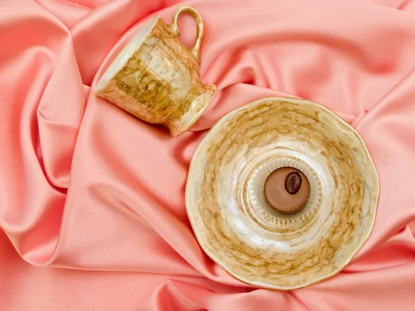 Соус і чашка з шоколадом — стокове фото