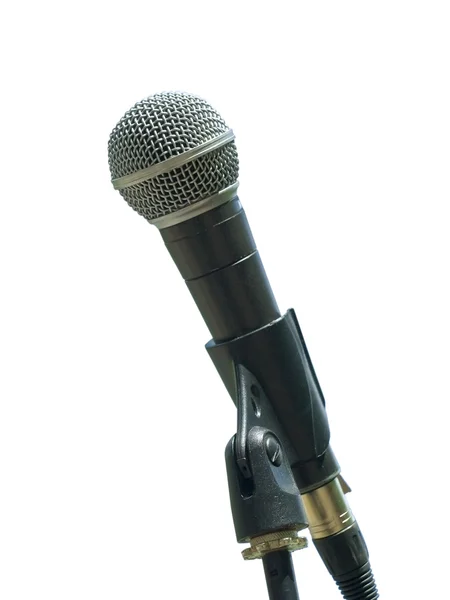 Jeden mikrofon — Zdjęcie stockowe