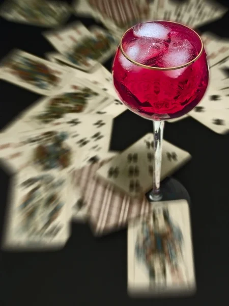 Iluzja karty — Zdjęcie stockowe