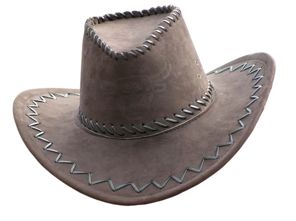 Sombrero de vaquero sobre blanco —  Fotos de Stock