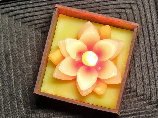 Flower candle — Stock Photo, Image
