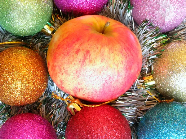 Manzana de Navidad — Foto de Stock