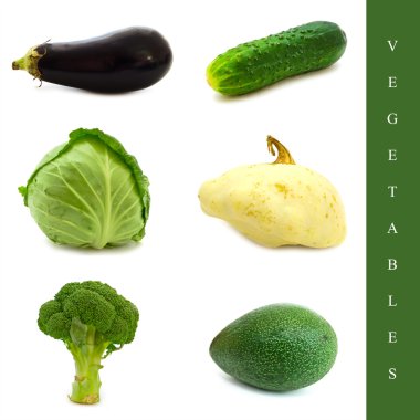 Different vegetables clipart