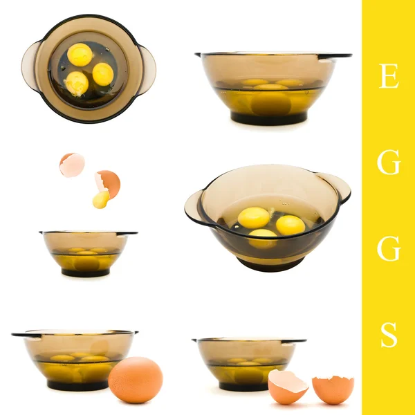 Egg and bowl — Stock Photo, Image