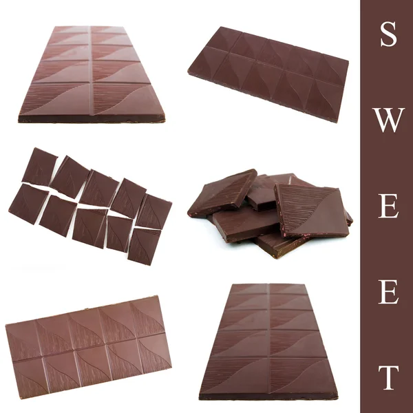 Set of chocolate — Stock Photo, Image