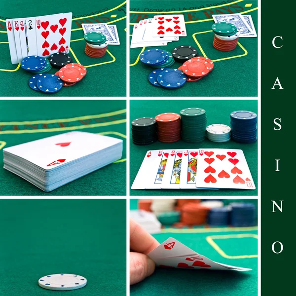 Casino-Set — Stockfoto