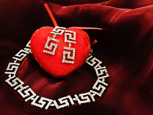 Valentine smycken — Stockfoto