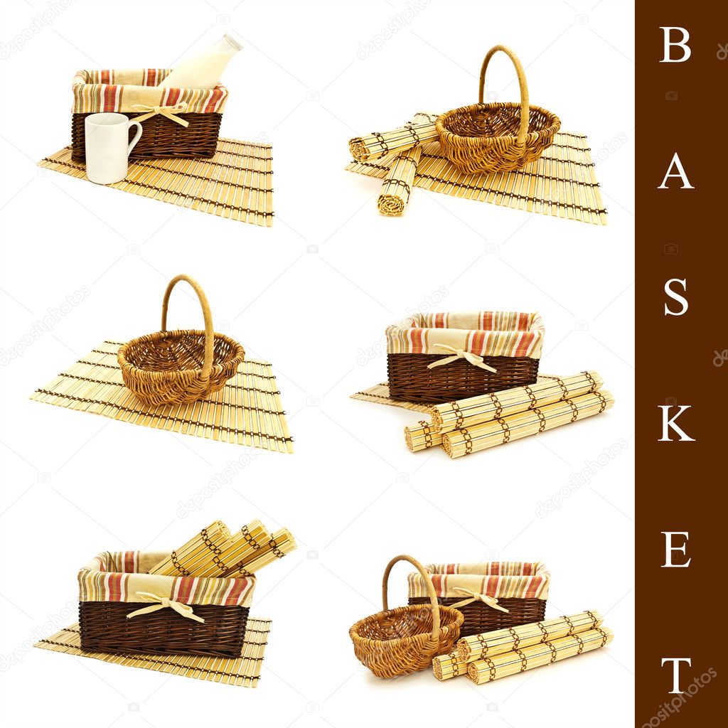Set of different basket