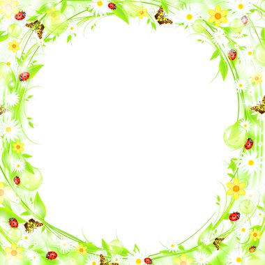 Summer frame clipart