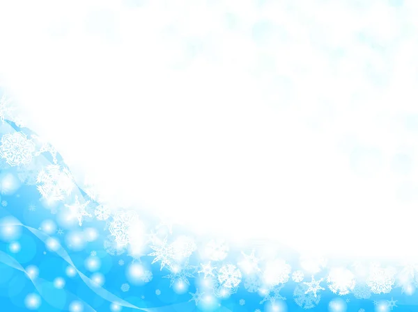 Cadre de flocon de neige — Image vectorielle