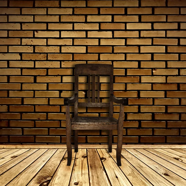 Interieur met stoel — Stockfoto