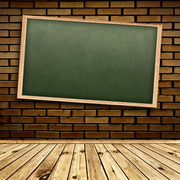Blackboard in interior — Stock Photo, Image
