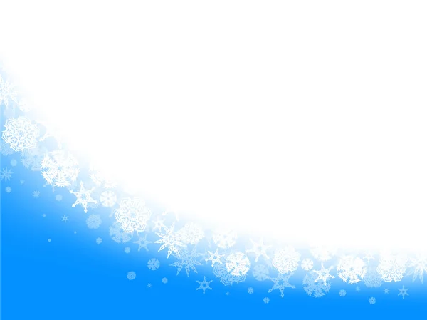 Cornice fiocco di neve — Vettoriale Stock