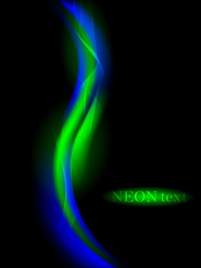Neon abstract clipart