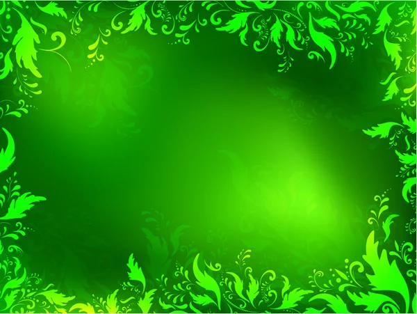 녹색 프레임 — 스톡 벡터