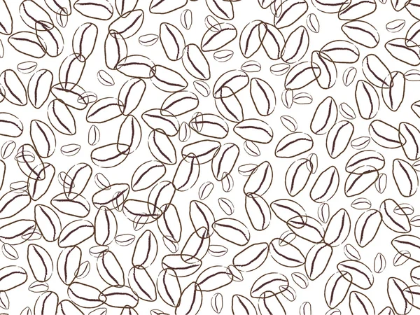 咖啡豆背景 — 图库矢量图片
