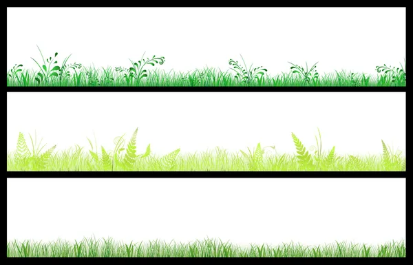 Gröna banners — Stock vektor