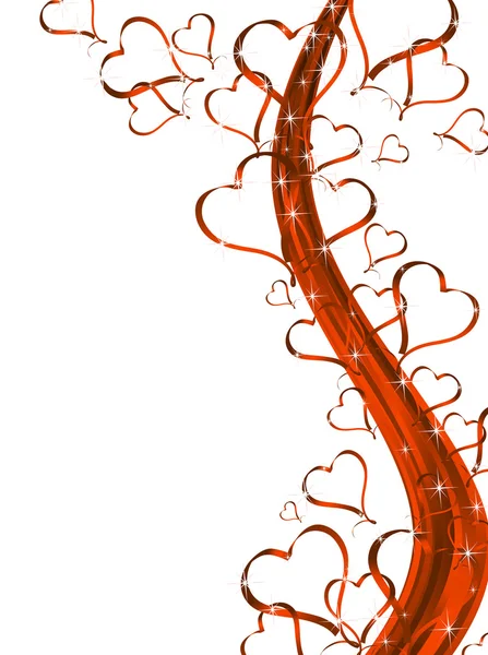 Strom lásky — Stockový vektor