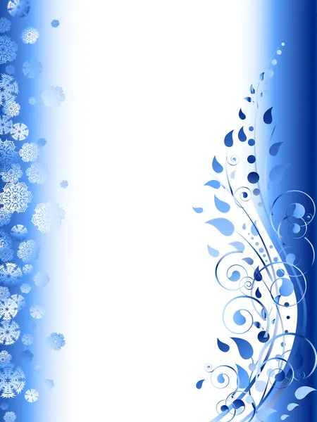 Tourbillons d'hiver — Image vectorielle