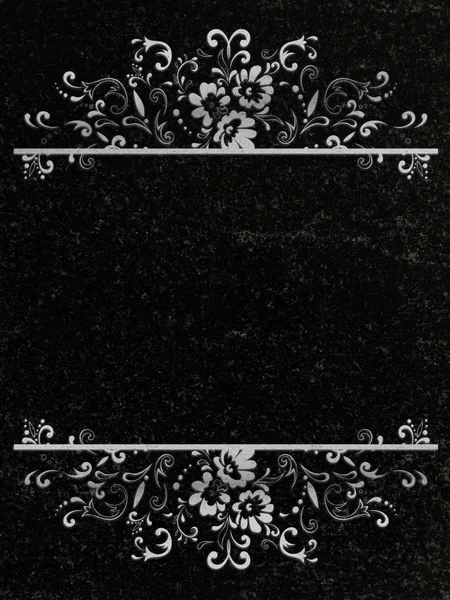 Decorated granite — Stock Photo, Image